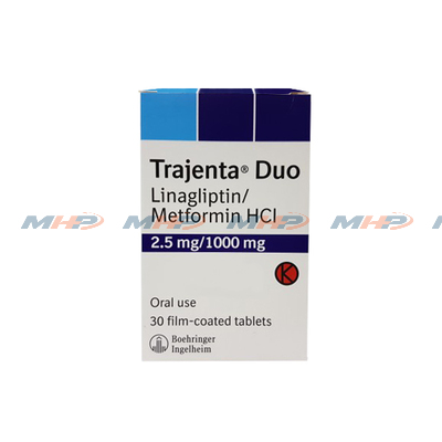 Trajenta Duo 2.5/1000mg (линаглиптин метформин)