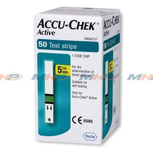 Тест-полоски 50шт для глюкометра Accu-Chek Active