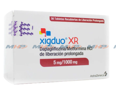 Xigduo XR 5/1000мг (Дапаглифлозин метформин)