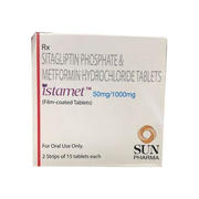 Istamet 50/1000 мг (Метформин+Ситаглиптин)