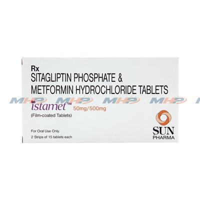 Istamet 50/500 мг (Метформин+Ситаглиптин)