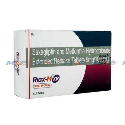 Riax M XR 5/1000mg (Саксаглиптин+метформин)