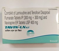Tavin-LN Kit(Ламивудин + тенофовир дисопроксилфумарат + невирапин) 