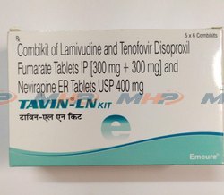 Tavin-LN Kit(Ламивудин + тенофовир дисопроксилфумарат + невирапин) 